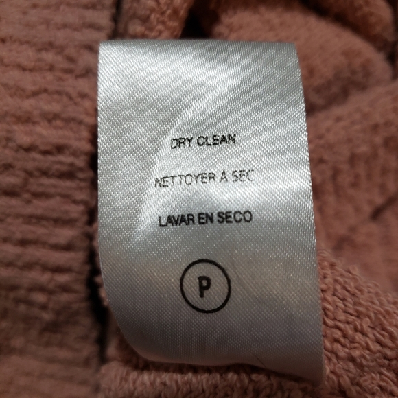 Velvet Graham + Spencer Womens XL Nabi Knit Crop Boxy Sweater Long Sleeve Pink - Picture 7 of 9